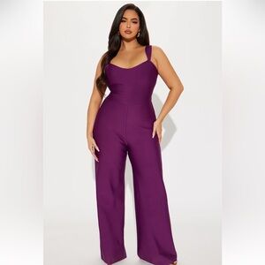 Elegant Purple Women's Jumpsuit